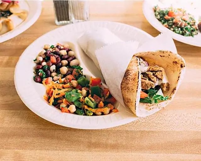 Chicken Shawarma Sandwich.