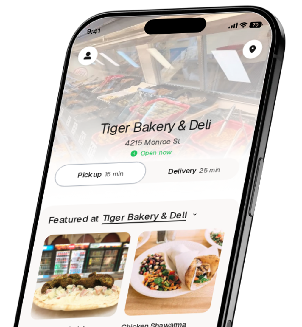 Tiger Bakery & Deli app preview