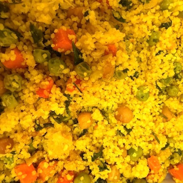 Couscous with Veggies.