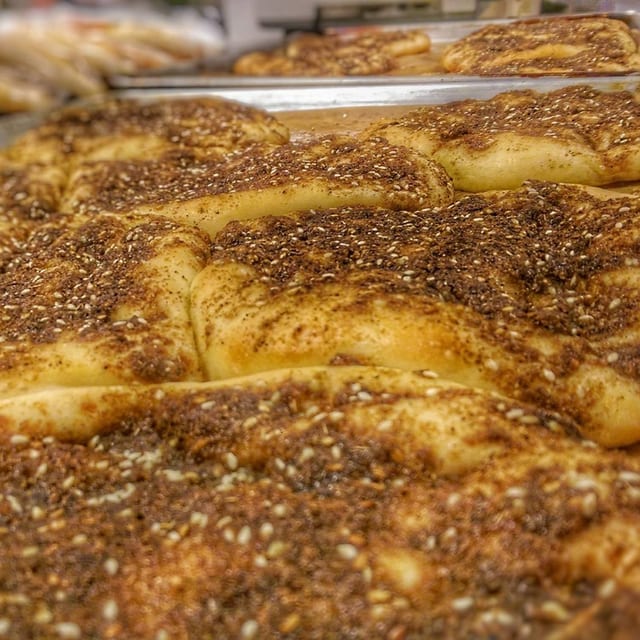 Zataar (Thyme) Bread.