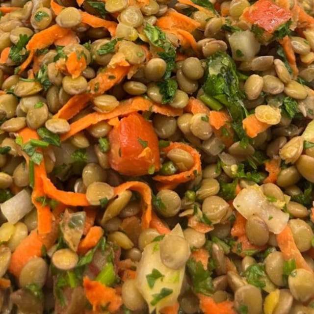 Lentils with Carrots.