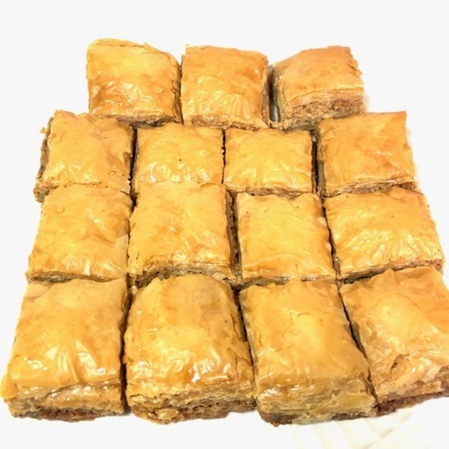 Homemade Almond Baklava.