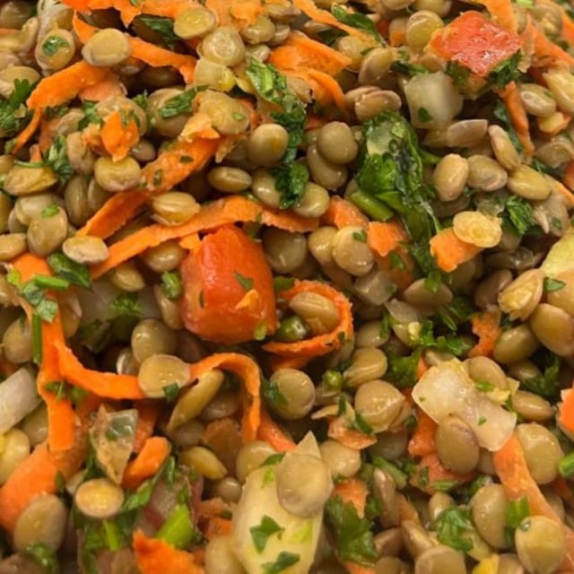 Lentils with Carrots.