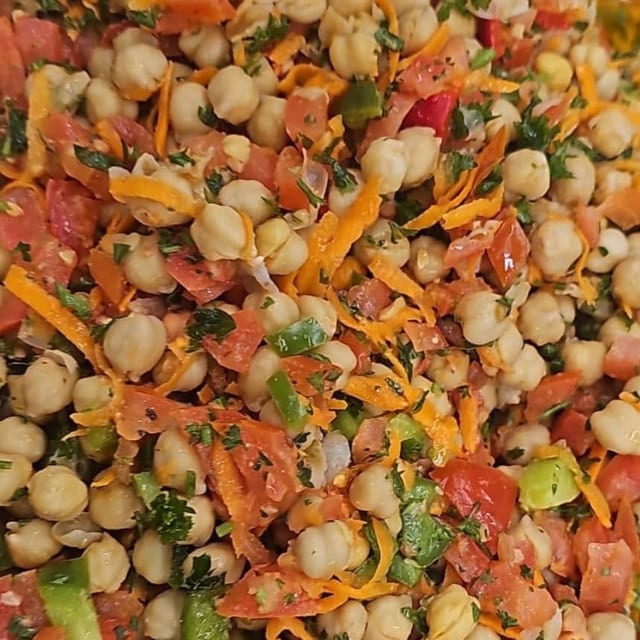 Chickpea Salad.