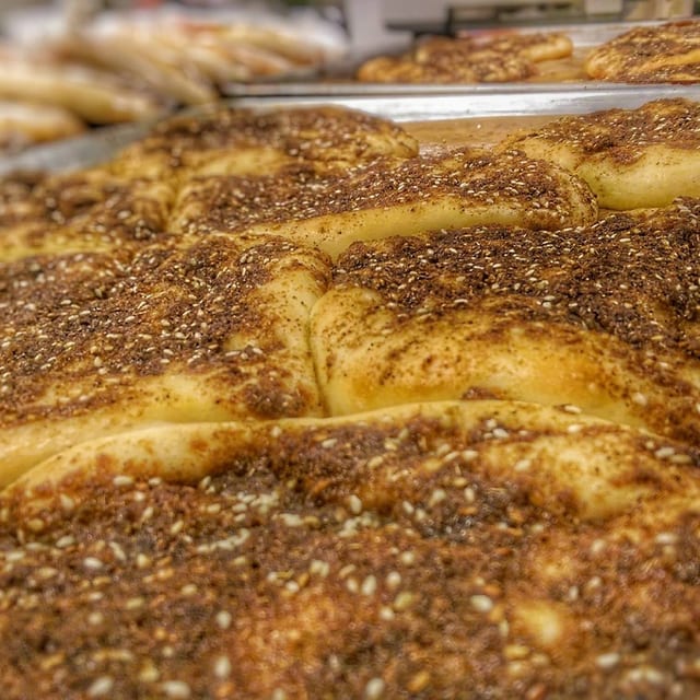 Zaatar Bread.