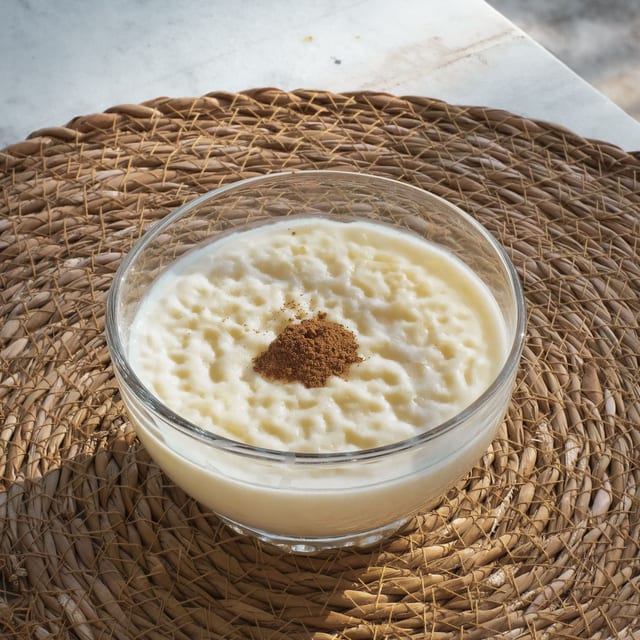 Homemade Rice Pudding.