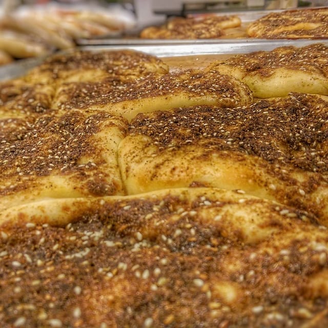 Zataar (Thyme) Bread.